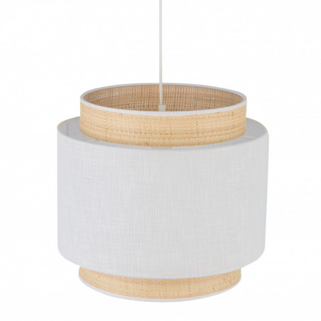 Lampa wisząca Boho New 38cm biały / rattan TK Lighting
