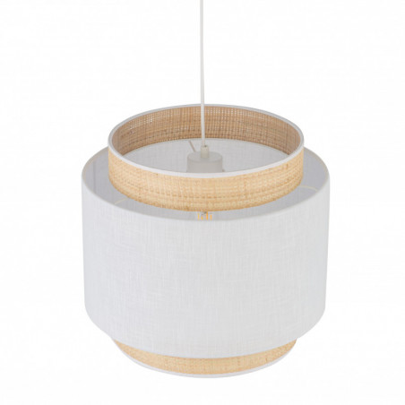 Lampa wisząca Boho New 38cm biały / rattan TK Lighting