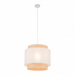 Lampa wisząca Boho New 38cm biały / rattan TK Lighting