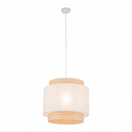 Lampa wisząca Boho New 38cm biały / rattan TK Lighting
