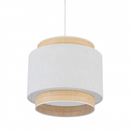 Lampa wisząca Boho New 38cm biały / rattan TK Lighting