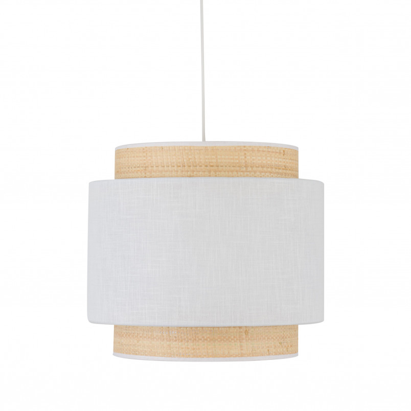 Lampa wisząca Boho New 38cm biały / rattan TK Lighting