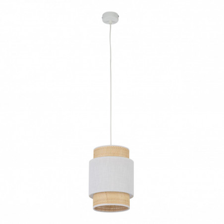 Lampa wisząca Boho New 20cm biały / rattan TK Lighting