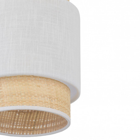 Lampa wisząca Boho New 20cm biały / rattan TK Lighting