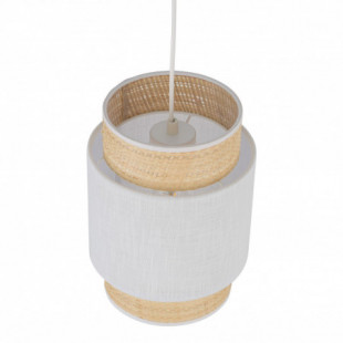 Lampa wisząca Boho New 20cm biały / rattan TK Lighting