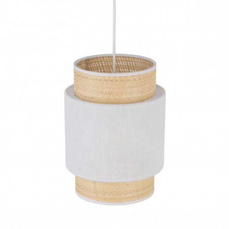 Lampa wisząca Boho New 20cm biały / rattan TK Lighting
