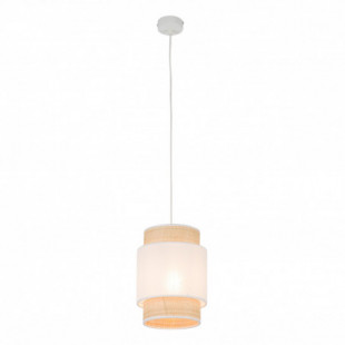 Lampa wisząca Boho New 20cm biały / rattan TK Lighting