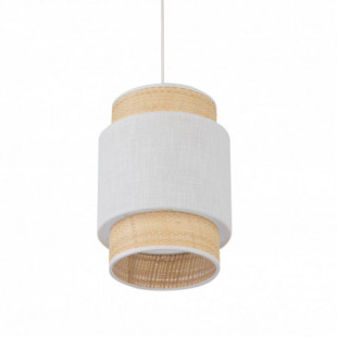 Lampa wisząca Boho New 20cm biały / rattan TK Lighting