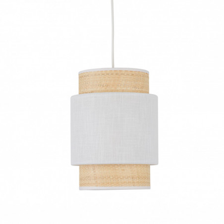 Lampa wisząca Boho New 20cm biały / rattan TK Lighting