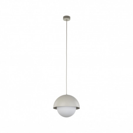 Lampa wisząca ze szklaną kulą Bono 27cm beż / biały TK Lighting