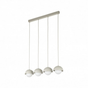 Lampa wisząca ze szklanymi kulami na listwie Bono IV 83cm beż / biały TK Lighting