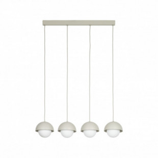 Lampa wisząca ze szklanymi kulami na listwie Bono IV 83cm beż / biały TK Lighting
