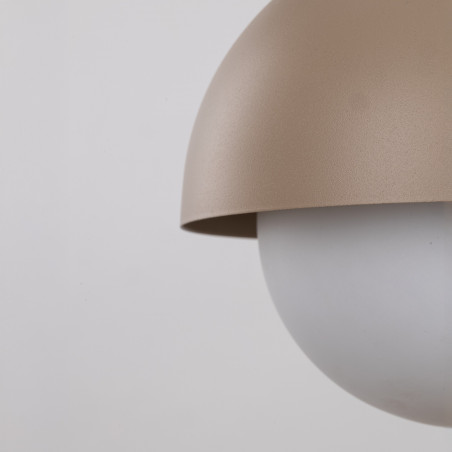 Lampa wisząca 5 punktowa ze szklanymi kulami Bono Sabia 32cm beż / biały TK Lighting