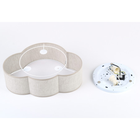 Plafon dziecięcy chmurka Cloud 43cm lniany TK Lighting
