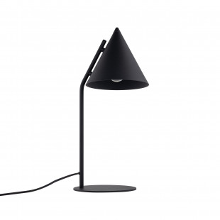 Lampa na stolik nocny stożek Cono Black czarna TK Lighting