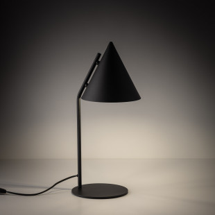 Lampa na stolik nocny stożek Cono Black czarna TK Lighting