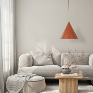 Lampa wisząca stożek Cono Brick 32cm ceglana TK Lighting
