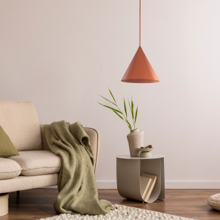 Lampa wisząca stożek Cono Brick 25cm ceglana TK Lighting