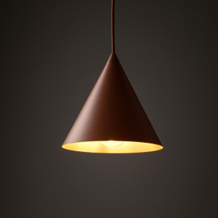 Lampa wisząca stożek Cono Brick 19cm ceglana TK Lighting