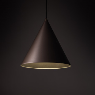 Lampa wisząca stożek Cono Brown 32cm brązowa TK Lighting