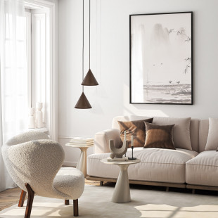 Lampa wisząca stożek Cono Brown 19cm brązowa TK Lighting