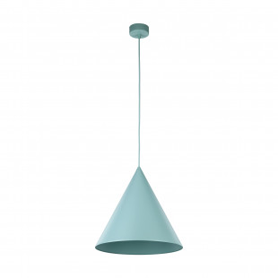 Lampa wisząca stożek Cono Mint 32cm miętowa TK Lighting