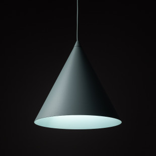Lampa wisząca stożek Cono Mint 25cm miętowa TK Lighting