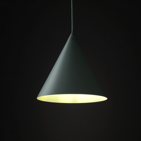 Lampa wisząca stożek Cono Mint 19cm miętowa TK Lighting