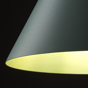 Lampa wisząca stożek Cono Mint 19cm miętowa TK Lighting