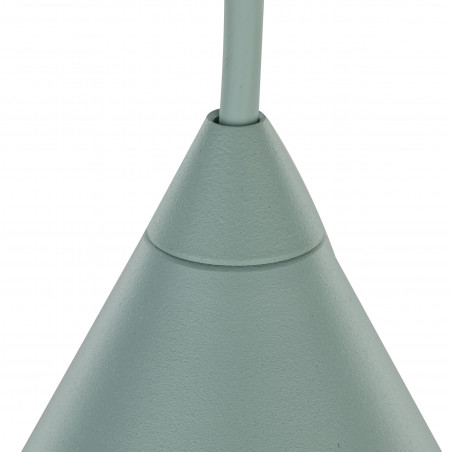 Lampa wisząca stożek Cono Mint 19cm miętowa TK Lighting