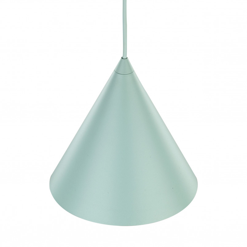 Lampa wisząca stożek Cono Mint 19cm miętowa TK Lighting