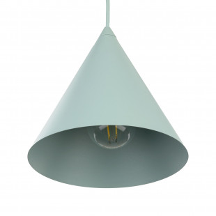 Lampa wisząca stożek Cono Mint 19cm miętowa TK Lighting
