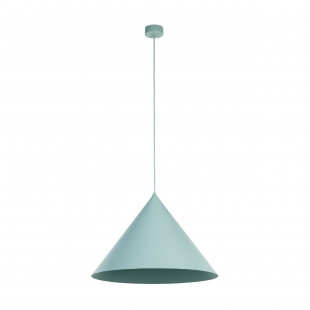 Lampa wisząca stożek Cono Mint 50cm miętowa TK Lighting