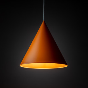 Lampa wisząca stożek Cono Orange 32cm pomarańczowa TK Lighting
