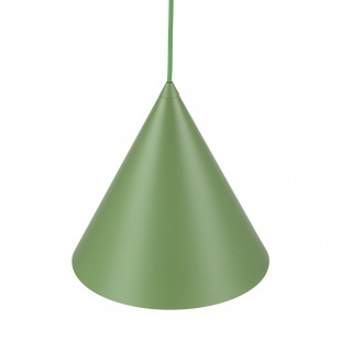 Lampa wisząca stożek Cono Peapod 25cm zielona TK Lighting
