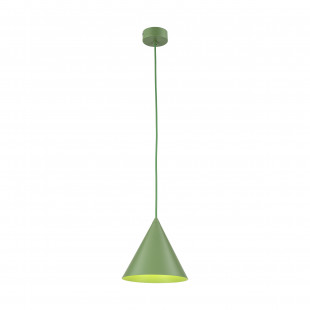 Lampa wisząca stożek Cono Peapod 19cm zielona TK Lighting