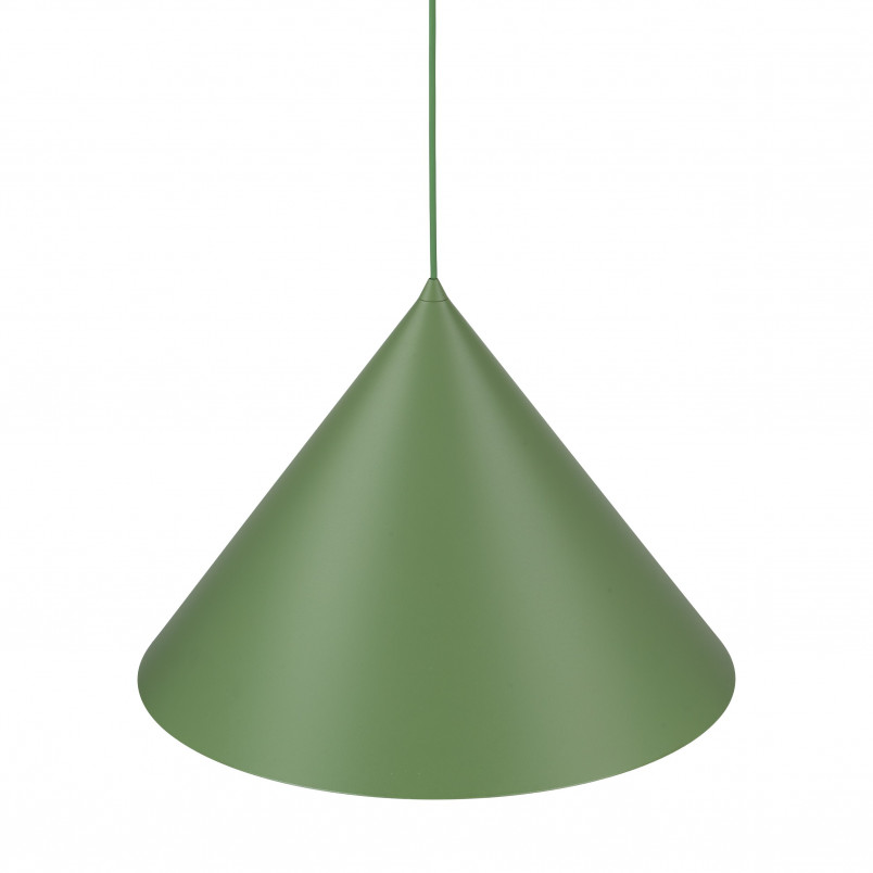 Lampa wisząca stożek Cono Peapod 50cm zielona TK Lighting