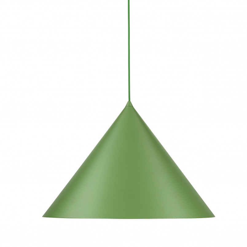 Lampa wisząca stożek Cono Peapod 50cm zielona TK Lighting