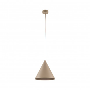 Lampa wisząca stożek Cono Sabia 25cm beżowa TK Lighting