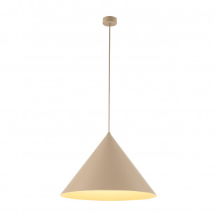 Lampa wisząca stożek Cono Sabia 50cm beżowa TK Lighting