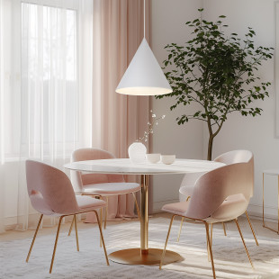 Lampa wisząca stożek Cono White 32cm biała TK Lighting
