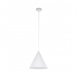 Lampa wisząca stożek Cono White 25cm biała TK Lighting