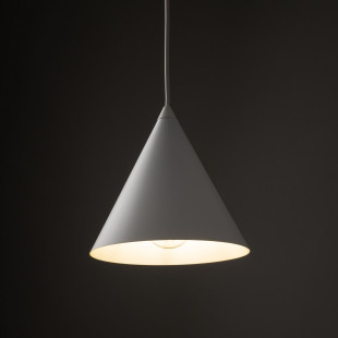 Lampa wisząca stożek Cono White 19cm biała TK Lighting