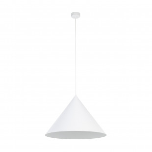 Lampa wisząca stożek Cono White 50cm biała TK Lighting