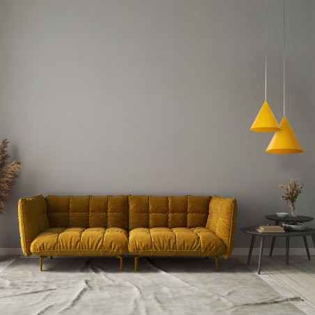 Lampa wisząca stożek Cono Yellow 32cm żółta TK Lighting