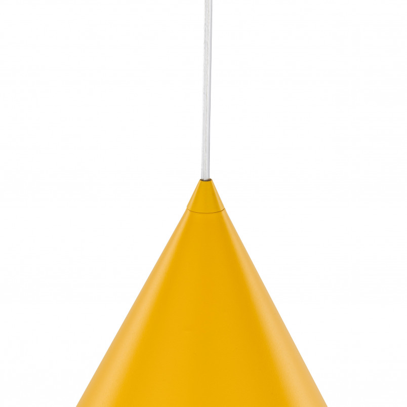 Lampa wisząca stożek Cono Yellow 32cm żółta TK Lighting