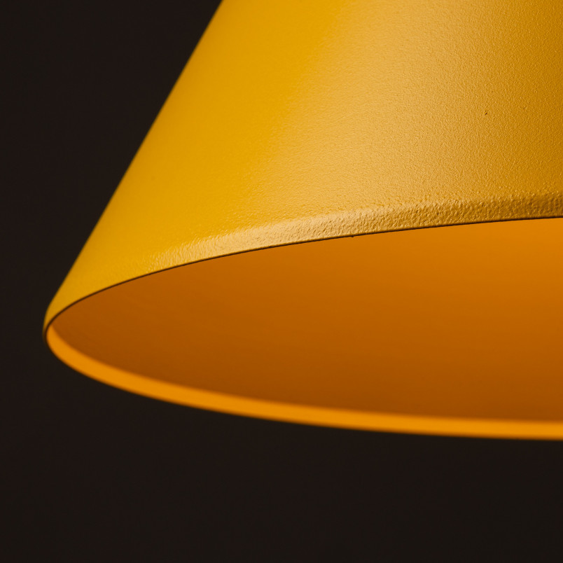 Lampa wisząca stożek Cono Yellow 32cm żółta TK Lighting