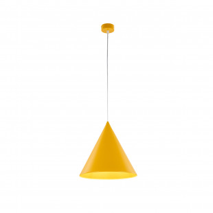 Lampa wisząca stożek Cono Yellow 32cm żółta TK Lighting