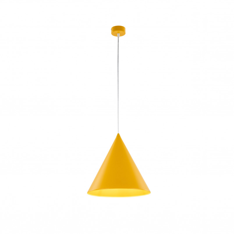 Lampa wisząca stożek Cono Yellow 32cm żółta TK Lighting