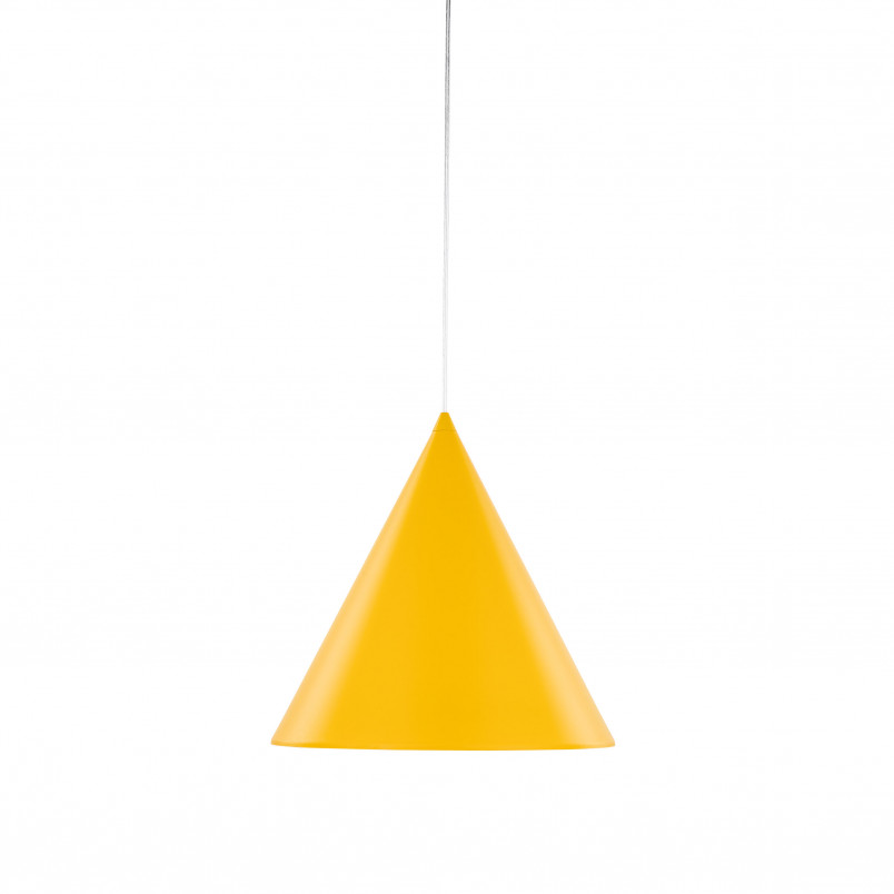Lampa wisząca stożek Cono Yellow 32cm żółta TK Lighting